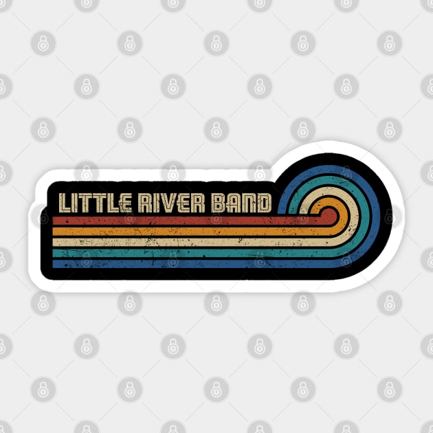 Little River Band  - Retro Sunset Sticker by Arestration